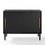 Everett Media Console Matte Black