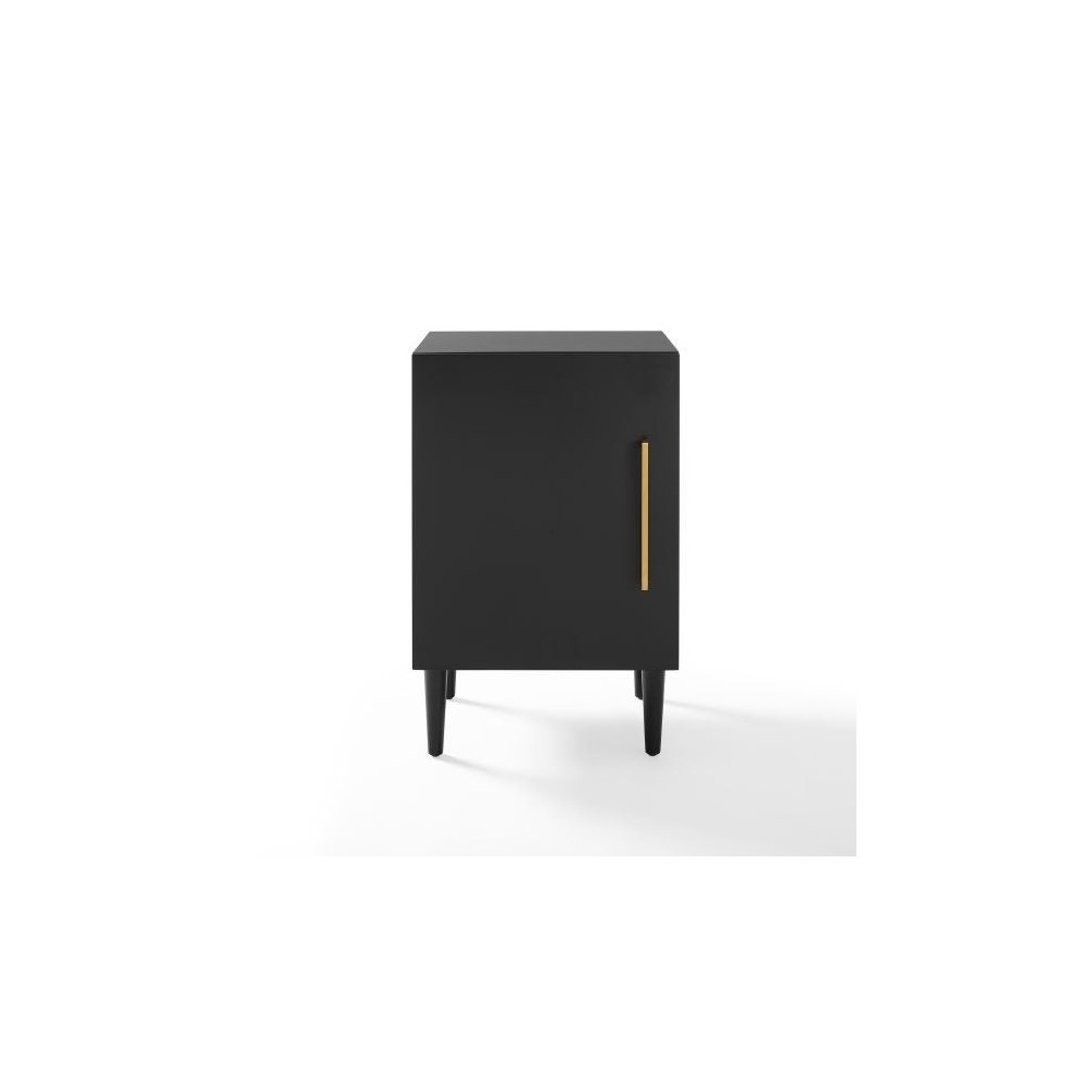 Everett Record Player Stand Matte Black