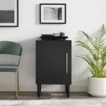 Everett Record Player Stand Matte Black