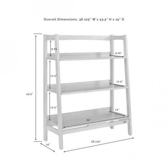Landon Bookcase White