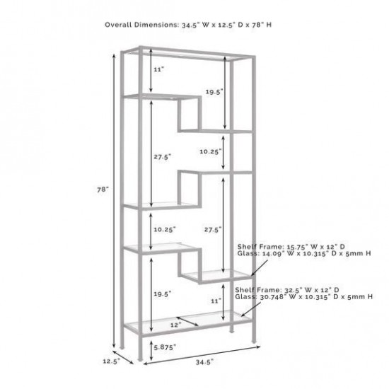 Sloane Etagere Matte Black