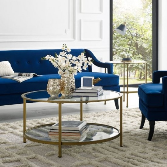 Aimee Coffee Table Soft Gold