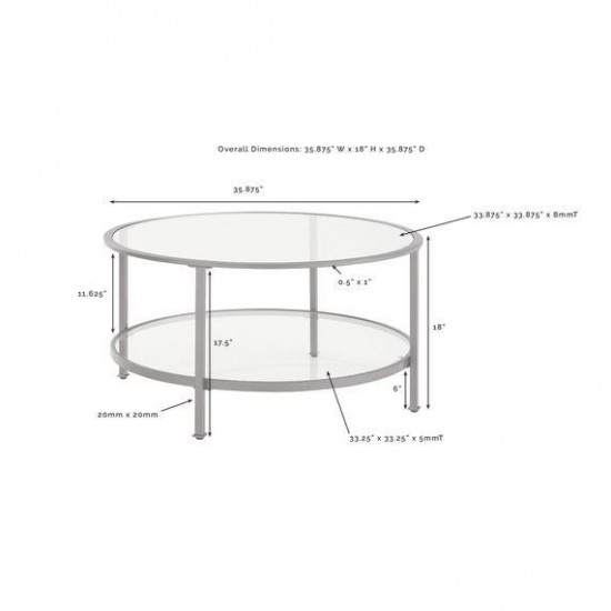 Aimee Coffee Table Soft Gold