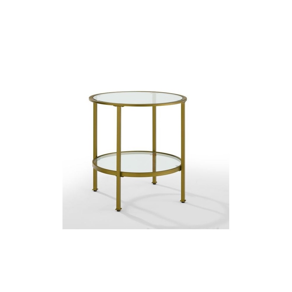 Aimee End Table Soft Gold