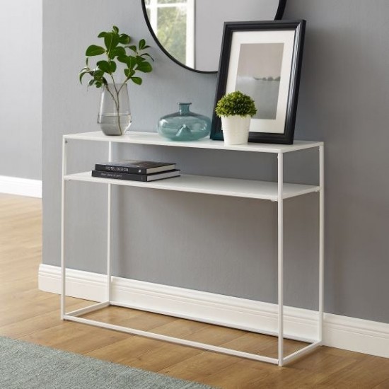 Braxton Console Table White