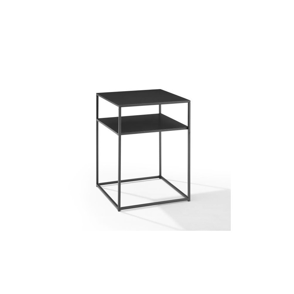 Braxton End Table Matte Black