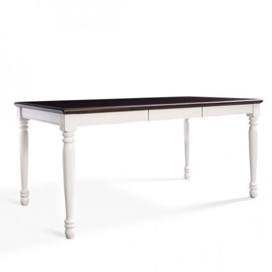 Shelby Dining Table Distressed White