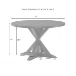 Hayden Round Dining Table Slate