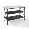 Madeleine Kitchen Island Matte Black