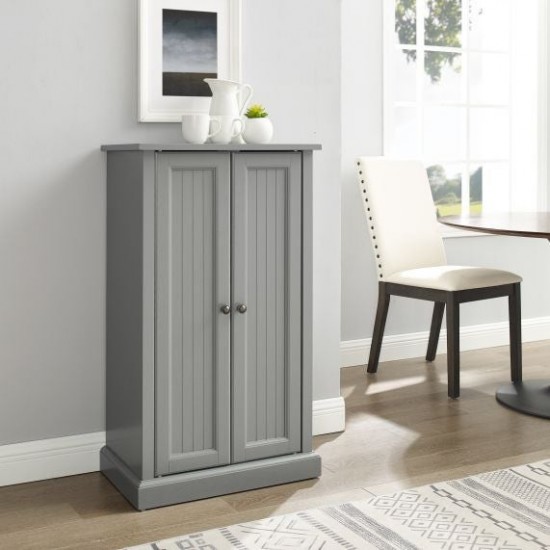 Seaside Accent Cabinet Distressed Gray