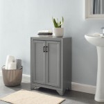 Tara Accent Cabinet Distressed Gray