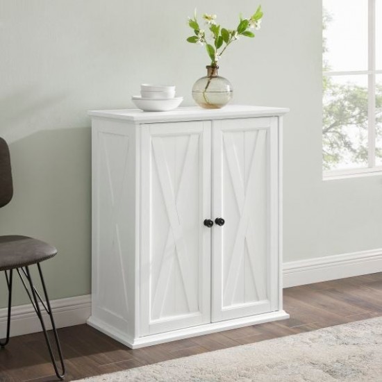 Clifton Stackable Pantry Distressed White