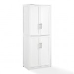 Savannah Tall Pantry White