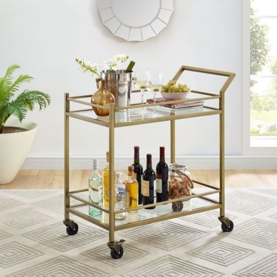 Aimee Bar Cart Soft Gold