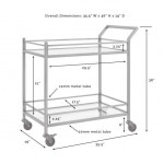 Aimee Bar Cart Soft Gold