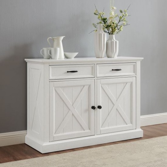 Clifton Sideboard Distressed White