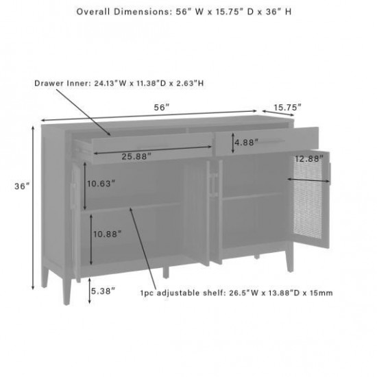 Milo Sideboard Black