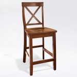 X-Back 2Pc Counter Stool Set Cherry - 2 Stools