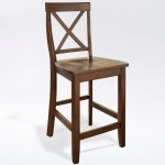 X-Back 2Pc Counter Stool Set Mahogany - 2 Stools