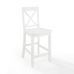 X-Back 2Pc Counter Stool Set White - 2 Stools