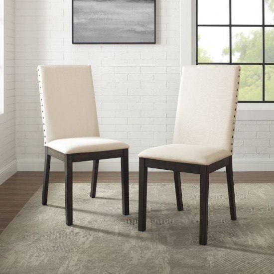 Hayden 2Pc Upholstered Chair Set Slate - 2 Upholstered Chairs