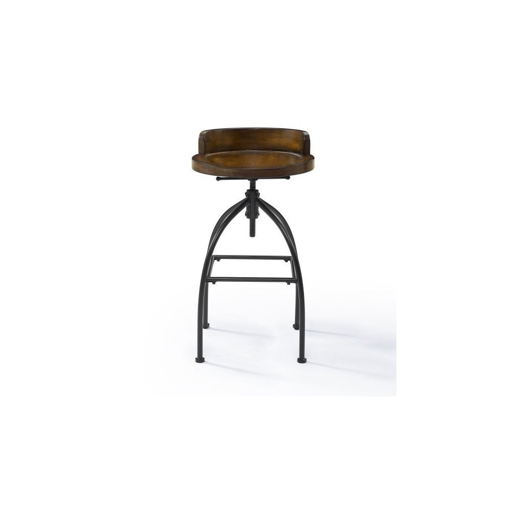 Edison Adjustable Height Swivel Stool Natural