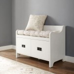 Fremont Entryway Bench Distressed White