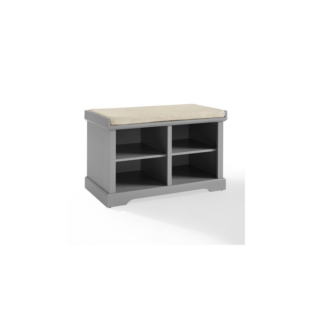 Anderson Storage Bench Gray/Tan