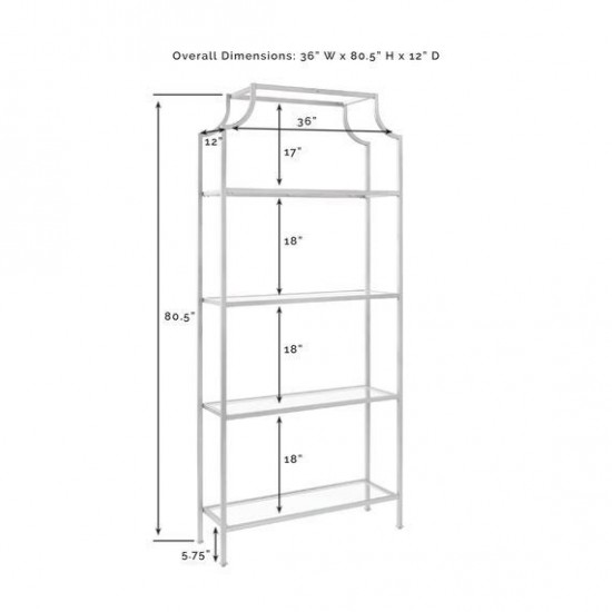 Aimee Etagere Oil Rubbed Bronze