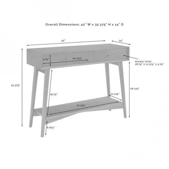 Landon Console Table Acorn