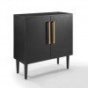 Everett Accent Cabinet Matte Black