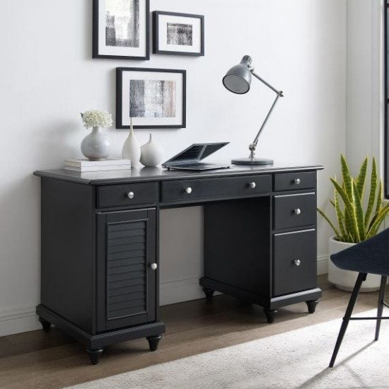 Palmetto Computer Desk Black