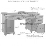 Palmetto Computer Desk White