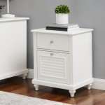 Palmetto File Cabinet White