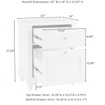 Palmetto File Cabinet White