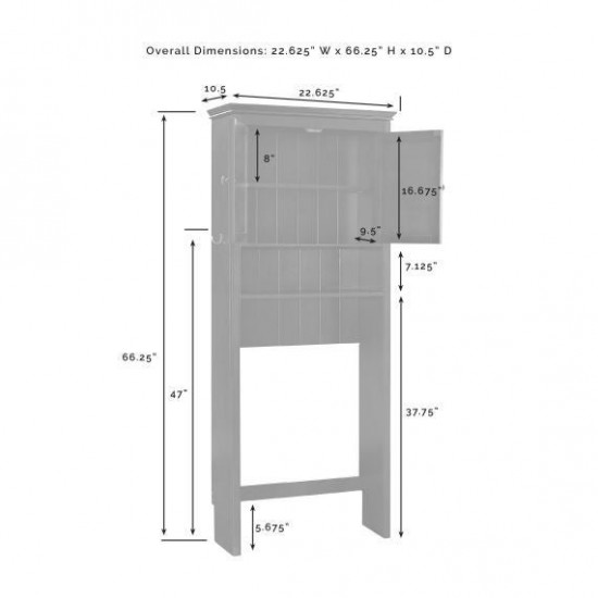 Lydia Space Saver White