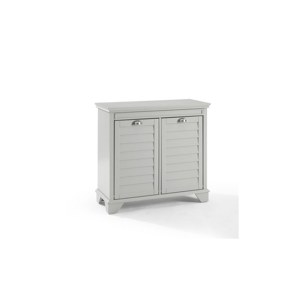 Lydia Linen Hamper Gray Lydia Linen Hamper Gray