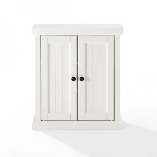 Seaside Wall Cabinet Distressed White