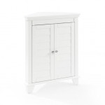 Lydia Corner Cabinet White