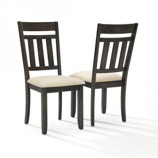 Hayden 2Pc Slat Back Dining Chair Set Slate - 2 Slat Back Chairs