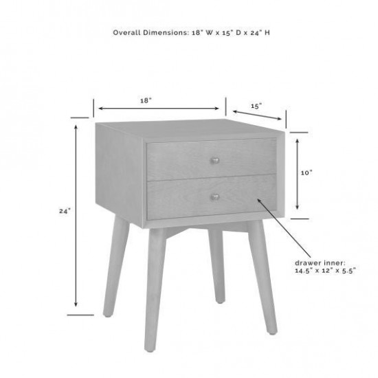 Landon Night Stand Acorn