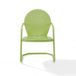 Griffith Outdoor Metal Armchair Key Lime Gloss