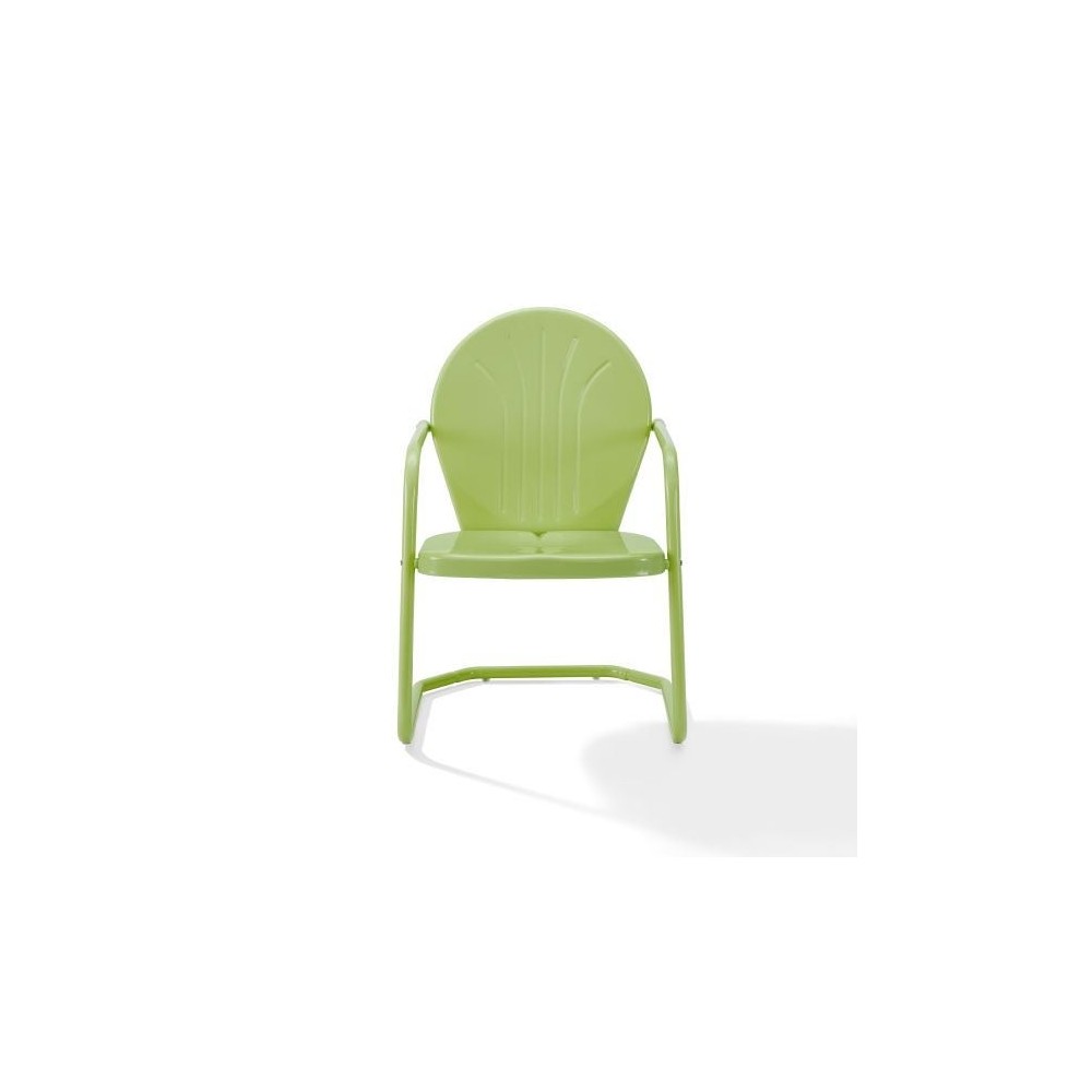 Griffith Outdoor Metal Armchair Key Lime Gloss