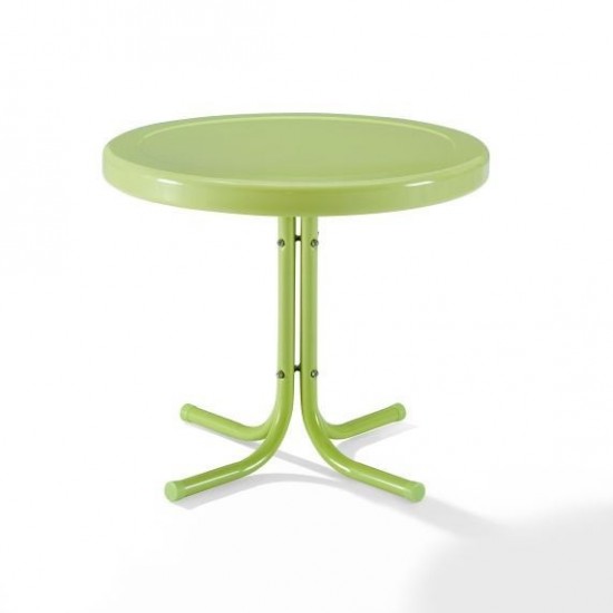 Griffith Outdoor Metal Side Table Key Lime Gloss