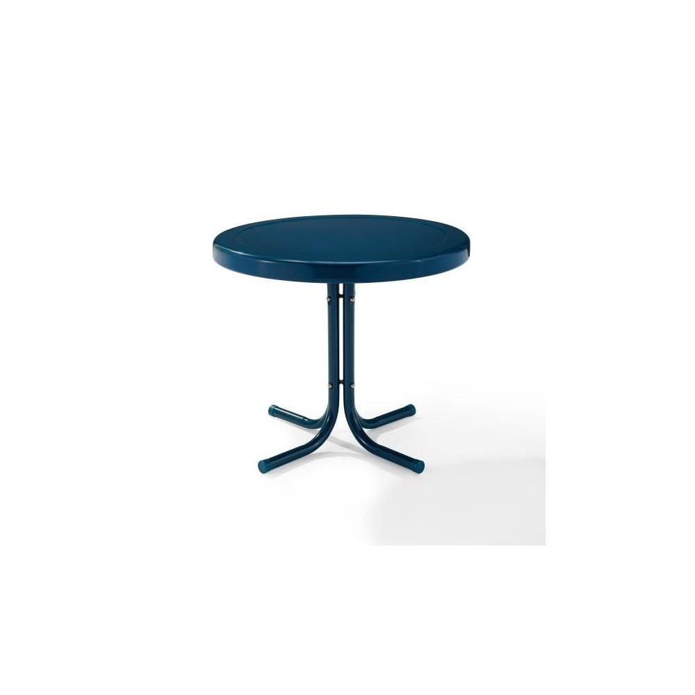 Griffith Outdoor Metal Side Table Navy Gloss Griffith Outdoor Metal Side Table Navy Gloss