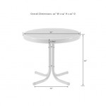 Griffith Outdoor Metal Side Table Navy Gloss