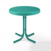Griffith Outdoor Metal Side Table Turquoise Gloss