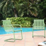 Gracie 2Pc Outdoor Metal Armchair Set Green - 2 Chairs