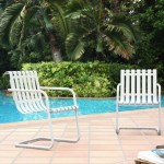 Gracie 2Pc Outdoor Metal Armchair Set White - 2 Chairs