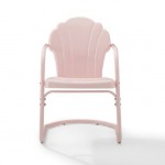 Tulip 2Pc Outdoor Metal Armchair Set Pink - 2 Chairs